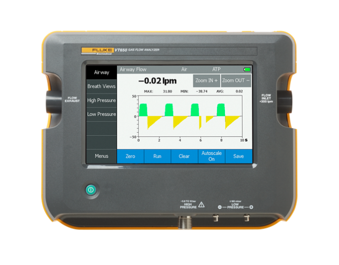 VT650 Analisador de Fluxo de Gás Testador de Ventilador